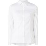 Weiße Unifarbene HUGO BOSS BOSS Tunika-Blusen aus Polyamid für Damen Größe XS 