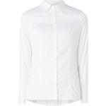 Weiße Unifarbene HUGO BOSS BOSS Tunika-Blusen aus Polyamid für Damen Größe S 