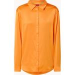 Orange Unifarbene HUGO BOSS BOSS Tunika-Blusen aus Satin für Damen Größe XS 
