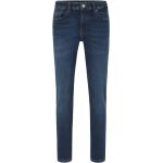 Blaue Casual HUGO BOSS BOSS Slim Fit Jeans mit Knopf aus Denim für Herren Weite 38, Länge 32 