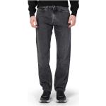 Reduzierte Schwarze HUGO BOSS BOSS Black Straight Leg Jeans aus Baumwolle für Herren Weite 33, Länge 32 für den für den Herbst 