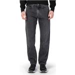 Reduzierte Schwarze HUGO BOSS BOSS Black Straight Leg Jeans aus Baumwolle für Herren Weite 34, Länge 32 für den für den Herbst 