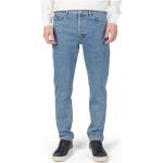 Reduzierte Blaue HUGO BOSS BOSS Slim Fit Jeans aus Baumwolle für Herren Weite 33, Länge 32 für den für den Herbst 