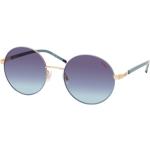 Blaue HUGO BOSS BOSS Runde Runde Sonnenbrillen aus Metall für Damen 