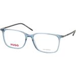 Blaue HUGO BOSS BOSS Quadratische Kunststoffbrillen für Herren 