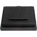 Hugo Boss Kugelschreiber Set Label Black mit Schreibmappe