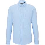 Reduzierte Pastellblaue Gestreifte Casual HUGO BOSS BOSS Streifenhemden aus Polyamid für Herren Größe 3 XL 
