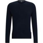 Reduzierte Blaue Elegante HUGO BOSS BOSS Kaschmir-Pullover aus Wolle für Herren Größe L 