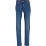 Reduzierte Hellblaue HUGO BOSS BOSS Maine Slim Fit Jeans aus Lyocell für Herren Weite 35, Länge 32 