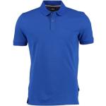 Blaue HUGO BOSS BOSS Herrenpoloshirts & Herrenpolohemden aus Baumwolle Größe 5 XL 