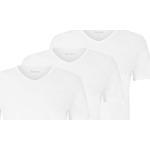 Reduzierte Weiße HUGO BOSS BOSS V-Ausschnitt T-Shirts für Herren 3-teilig 