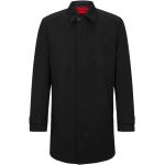 Schwarze Elegante HUGO BOSS BOSS Wollmäntel mit Reißverschluss aus Wolle für Herren Größe 3 XL 