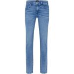 Reduzierte Blaue HUGO BOSS BOSS Slim Fit Jeans aus Baumwolle für Herren Weite 35, Länge 32 