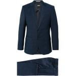 Reduzierte Blaue HUGO BOSS BOSS Businesskleidung aus Wolle für Herren Übergröße 