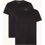 Schwarze HUGO BOSS BOSS V-Ausschnitt T-Shirts für Herren Größe XL 2-teilig 
