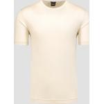 Reduzierte Weiße HUGO BOSS BOSS U-Ausschnitt T-Shirts für Herren Größe L 