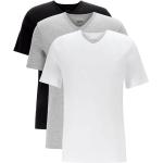 Reduzierte Weiße HUGO BOSS BOSS V-Ausschnitt T-Shirts für Herren Größe L 