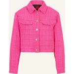 Pinke HUGO BOSS HUGO Boucle-Jacken mit Knopf aus Bouclé für Damen Größe S 