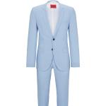 Hellblaue Business HUGO BOSS HUGO Businesskleidung mit Reißverschluss aus Polyester für Herren Größe S 