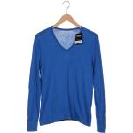 Reduzierte Blaue HUGO BOSS HUGO Kaschmir-Pullover aus Wolle für Herren Größe S 