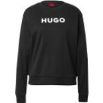 Schwarze HUGO BOSS HUGO Damensweatshirts Größe L für den für den Herbst 