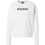 Weiße HUGO BOSS HUGO Damensweatshirts Größe S für den für den Herbst 
