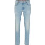 Hellblaue HUGO BOSS HUGO 734 Slim Fit Jeans aus Denim für Herren Weite 32, Länge 34 