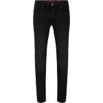 Schwarze HUGO BOSS HUGO 734 Slim Fit Jeans aus Denim für Herren Weite 36, Länge 32 