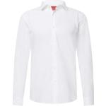 Reduzierte Offwhitefarbene Unifarbene Casual Langärmelige HUGO BOSS HUGO Kentkragen Hemden mit Kent-Kragen für Herren Größe XL 