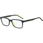 Grüne HUGO BOSS BOSS Rechteckige Brillenfassungen aus Kunststoff für Herren 