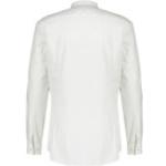 Weiße Unifarbene Langärmelige HUGO BOSS HUGO Stehkragen Stehkragenhemden für Herren für den für den Frühling 