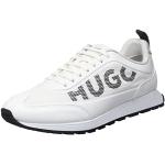 Reduzierte HUGO BOSS HUGO Low Sneaker mit Schnürsenkel aus Leder für Herren Größe 42 