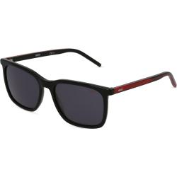 HUGO HG 1027/S Unisex-Sonnenbrille, Schwarz Rot