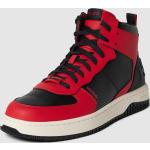 Rote HUGO BOSS HUGO High Top Sneaker & Sneaker Boots mit Schnürsenkel aus Textil für Herren Größe 45 