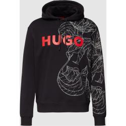 HUGO Hoodie mit Logo- und Motiv-Print Modell 'Danimaux'