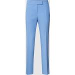 Blaue Unifarbene HUGO BOSS HUGO Bundfaltenhosen mit Reißverschluss für Damen Größe S 