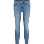 Blaue HUGO BOSS HUGO Slim Fit Jeans mit Reißverschluss aus Baumwolle für Damen Größe XS 