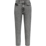 Dunkelgraue Loose Fit HUGO BOSS HUGO Slim Fit Jeans mit Reißverschluss aus Baumwolle für Damen Größe S 