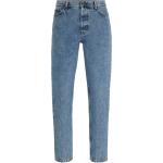 Türkise HUGO BOSS HUGO Nachhaltige Slim Fit Jeans mit Reißverschluss aus Baumwolle für Herren 
