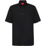 Reduzierte Schwarze HUGO BOSS HUGO Kentkragen Hemden mit Kent-Kragen aus Baumwollmischung für Herren Größe XS 