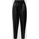 Schwarze Unifarbene Loose Fit HUGO BOSS HUGO Röhrenhosen aus Baumwolle für Damen Größe XS 