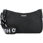 Schwarze HUGO BOSS HUGO Damenschultertaschen & Damenshoulderbags mit Reißverschluss aus Kunstfaser 