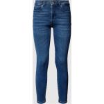 Blaue HUGO BOSS HUGO Slim Fit Jeans mit Reißverschluss aus Baumwollmischung für Damen Größe XS Weite 29, Länge 32 