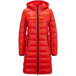 Rote Gesteppte Wasserdichte HUGO BOSS HUGO Damensteppmäntel & Damenpuffercoats aus Kunstfaser mit Kapuze Größe S 