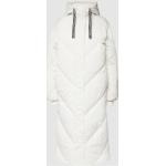 Offwhitefarbene Gesteppte HUGO BOSS HUGO Damensteppmäntel & Damenpuffercoats aus Polyamid mit Kapuze Größe XL für den für den Herbst 