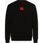 Schwarze Unifarbene Streetwear HUGO BOSS HUGO Rundhals-Ausschnitt Herrensweatshirts Größe XXL 