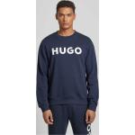 Marineblaue HUGO BOSS HUGO Herrensweatshirts aus Baumwolle Größe M 
