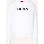 Reduzierte Weiße HUGO BOSS HUGO Damensweatshirts aus Baumwolle Größe S 