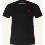 Reduzierte Schwarze HUGO BOSS HUGO T-Shirts aus Baumwolle für Damen Größe XS 