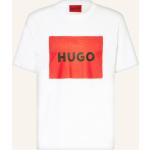 Reduzierte Weiße HUGO BOSS HUGO T-Shirts aus Baumwolle für Herren Größe XXL 